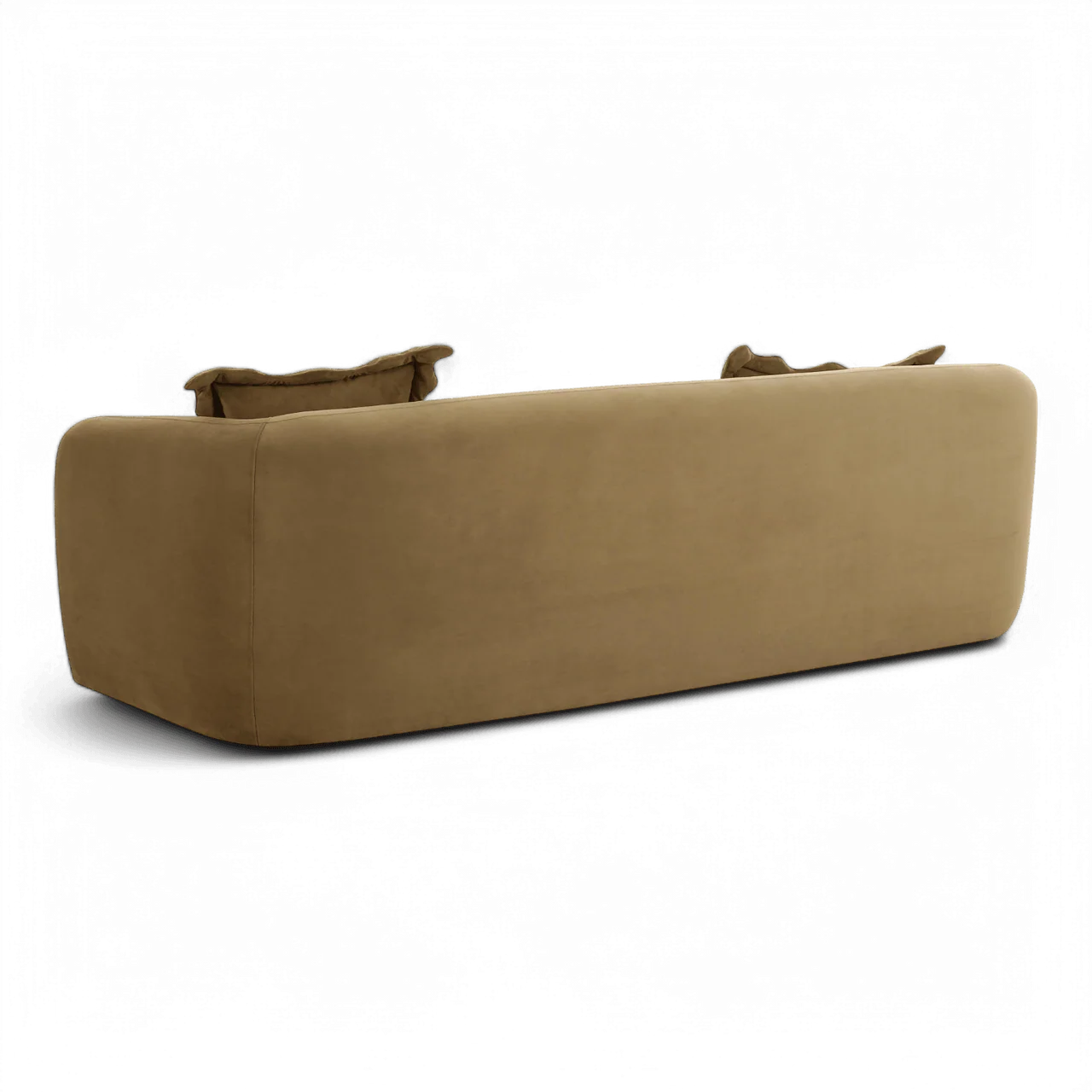 Iris Camel Velvet Sofa - Image 2