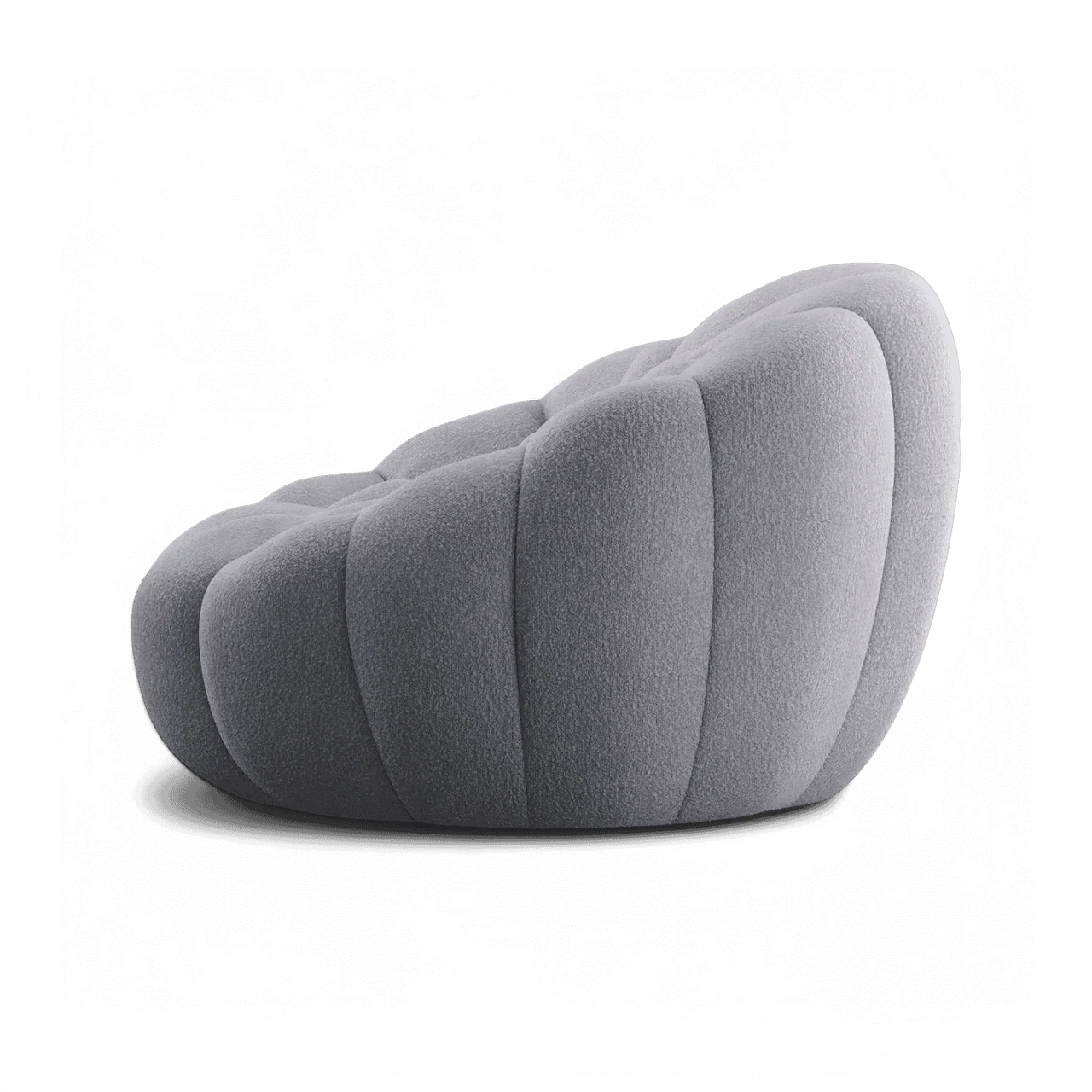 Warby Lounge Chair Grey - Image 3