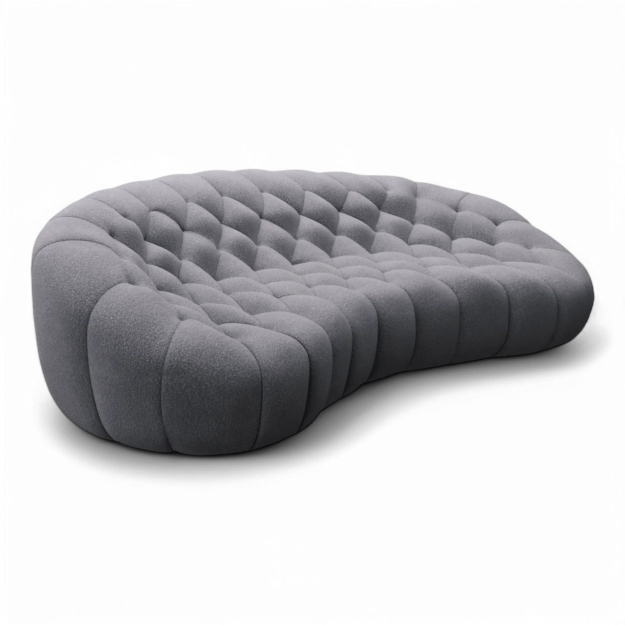 Warby 3 Seater Sofa Grey - Image 5