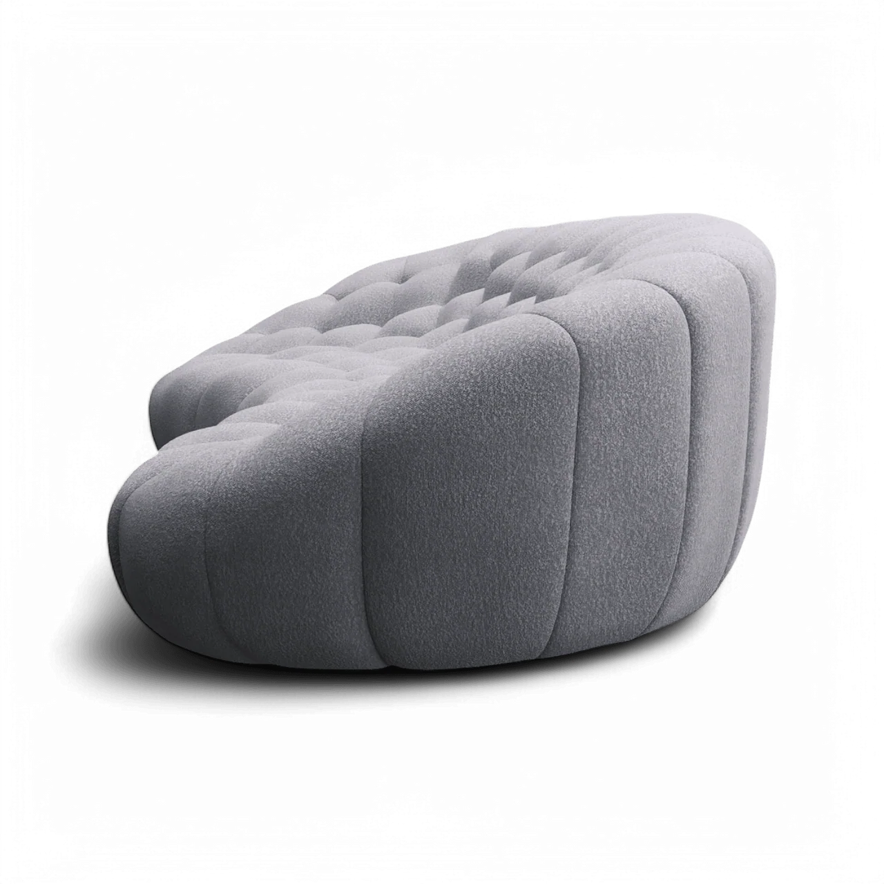 Warby 3 Seater Sofa Grey - Image 3