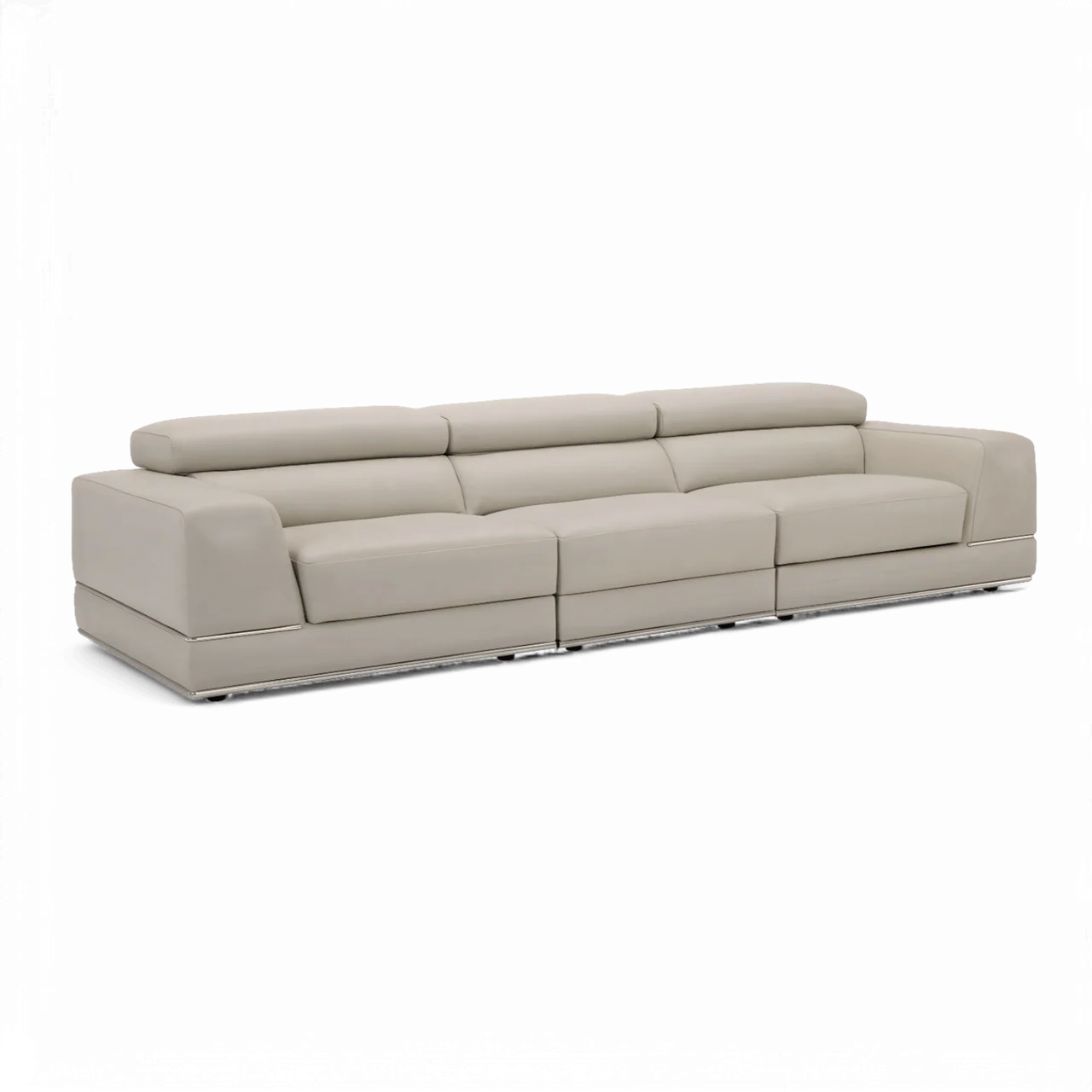 Amadeo 3-Piece Modular Sofa Light Gray - Image 5