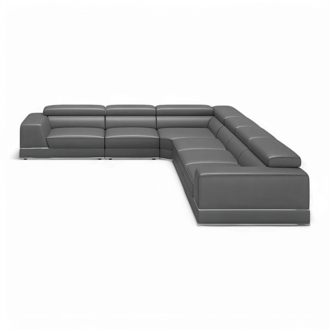Amadeo Extended Modular Sectional Sofa Elephant Gray - Image 2