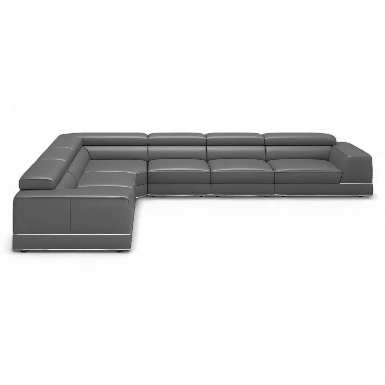 Amadeo Extended Modular Sectional Sofa Elephant Gray - Image 5