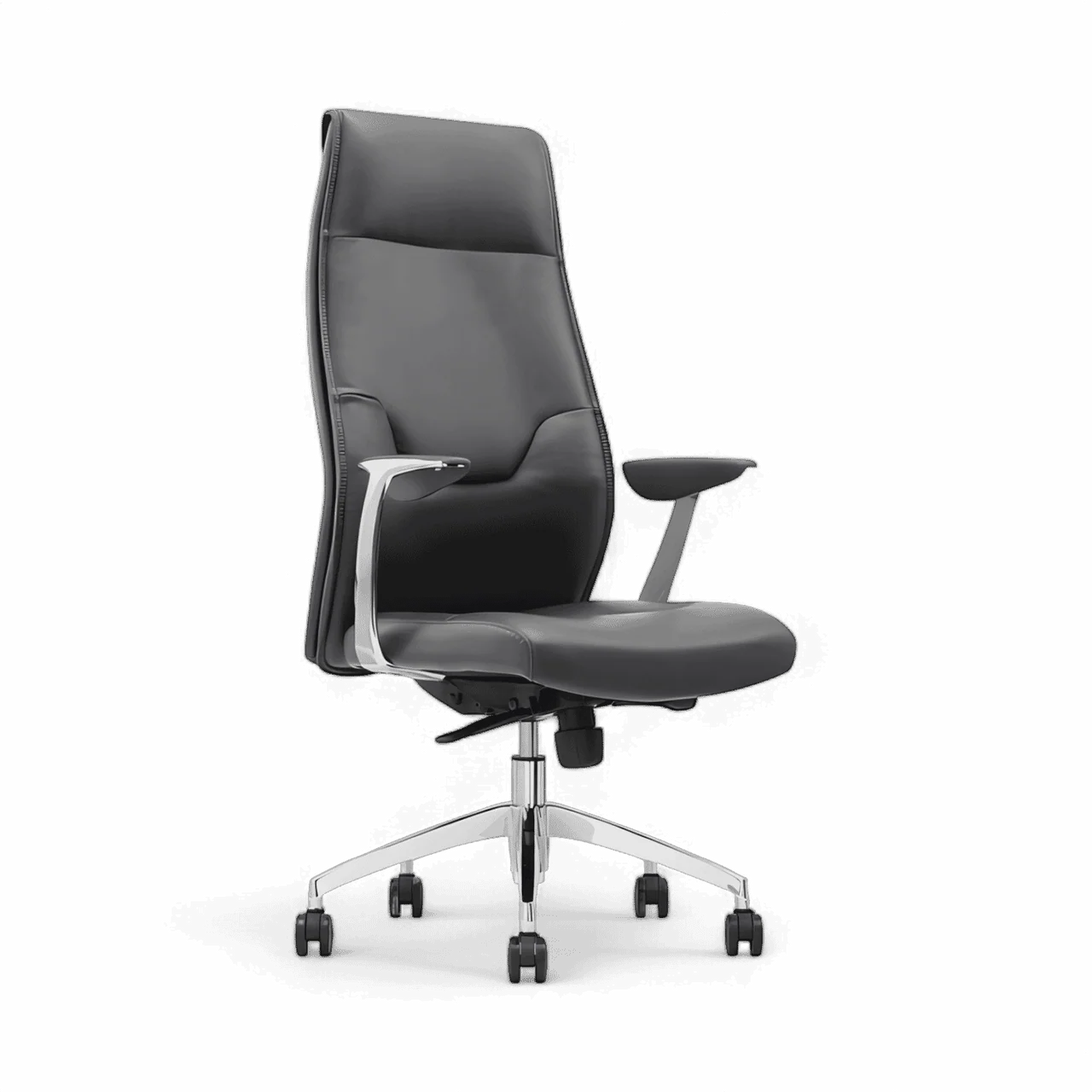 Apex Office Chair High Back Gray - Image 2