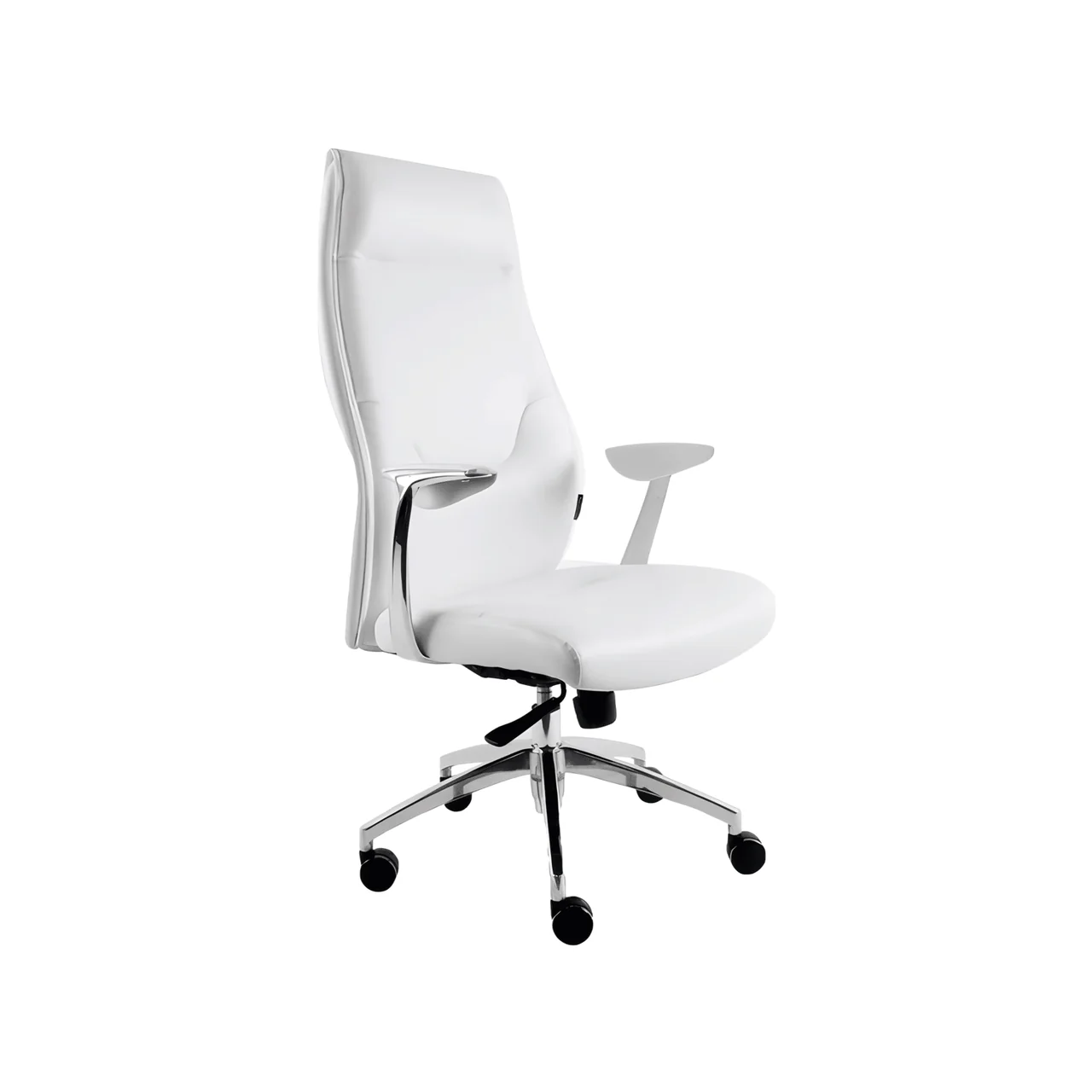 Apex Office Chair High Back White - Image 2