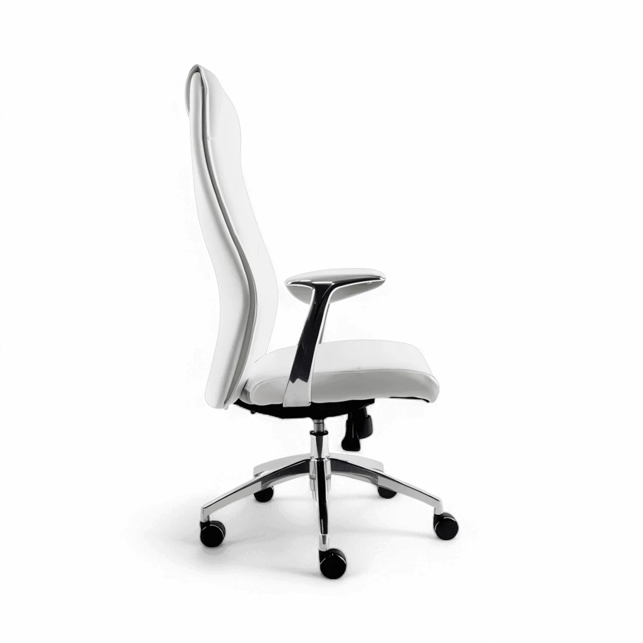 Apex Office Chair High Back White - Image 4