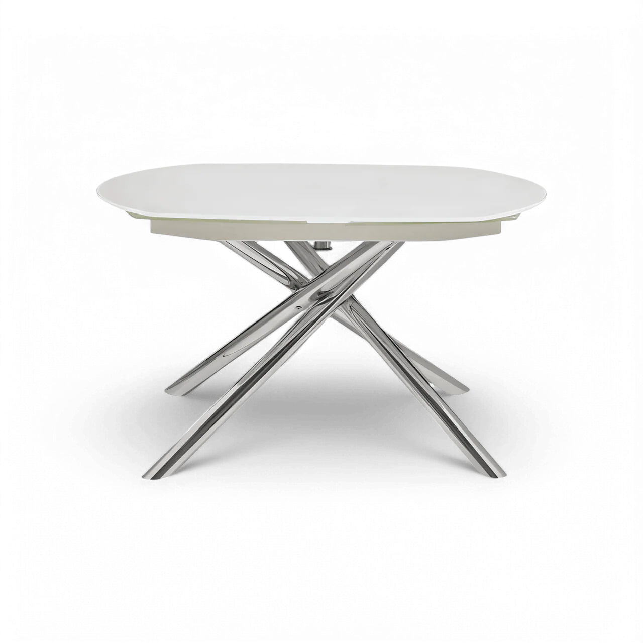 Astro Extendable Dining Table White - Image 2