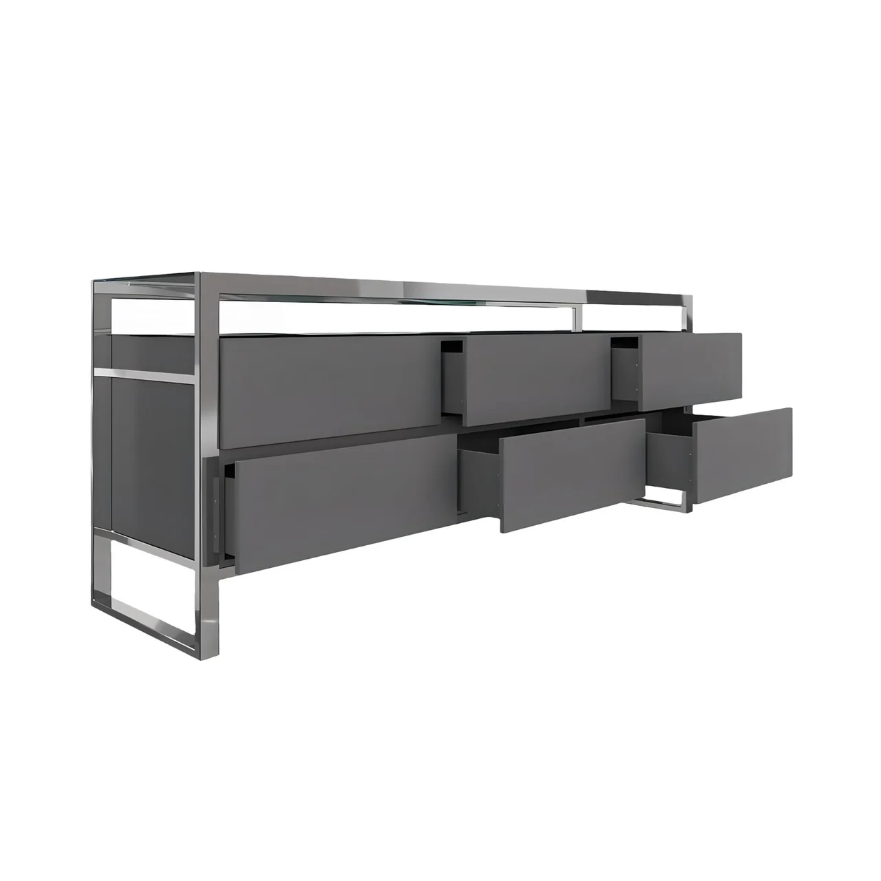 Bari Dresser Gray - Image 2