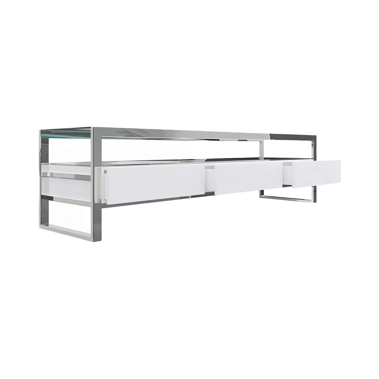 Bari TV Stand White - Image 2