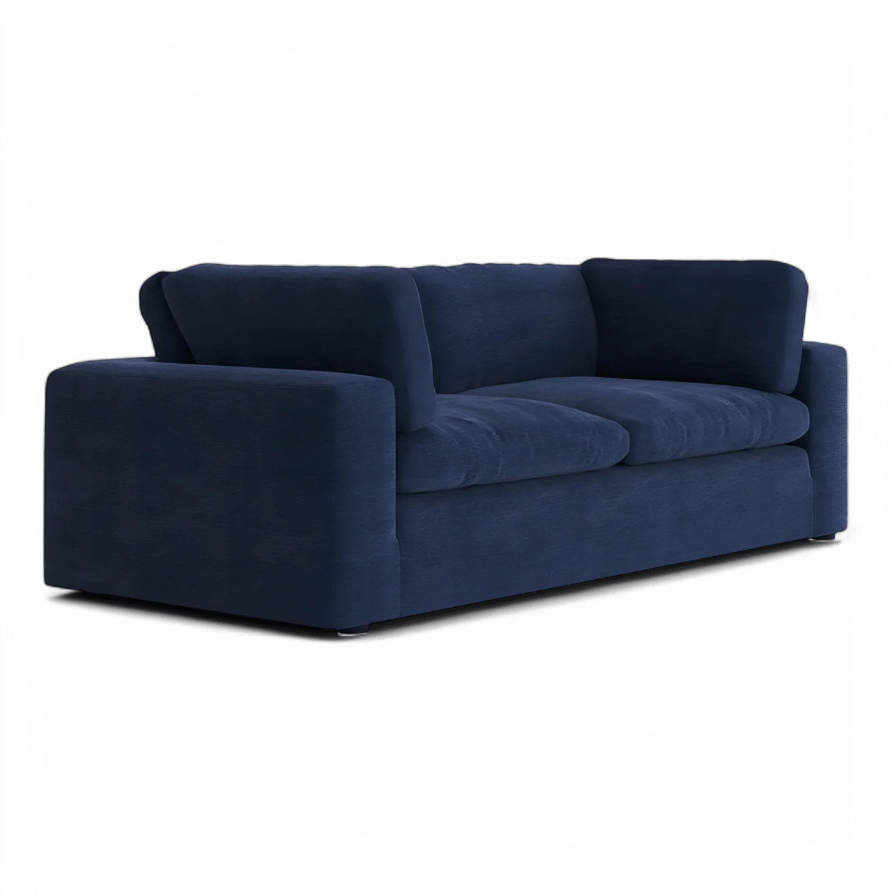 Bloom 3 Seater Sofa Blue - Image 4