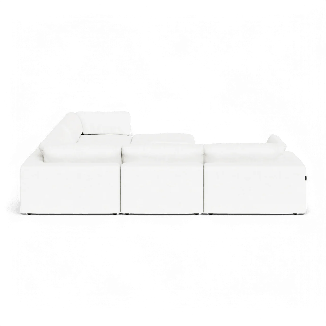 Bloom Extended Sectional Modular Sofa White - Image 4