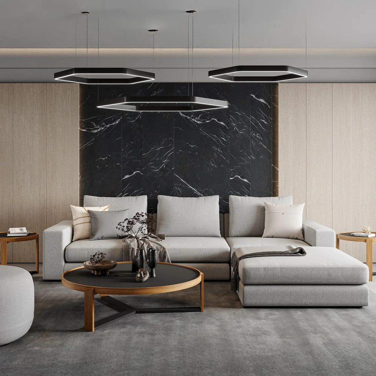 Braxton Sectional Sofa Gray - Image 2
