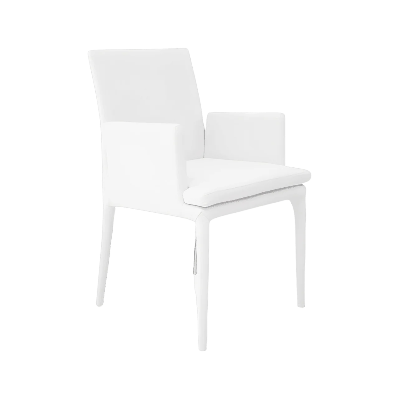Camille Dining Chair White - Image 2