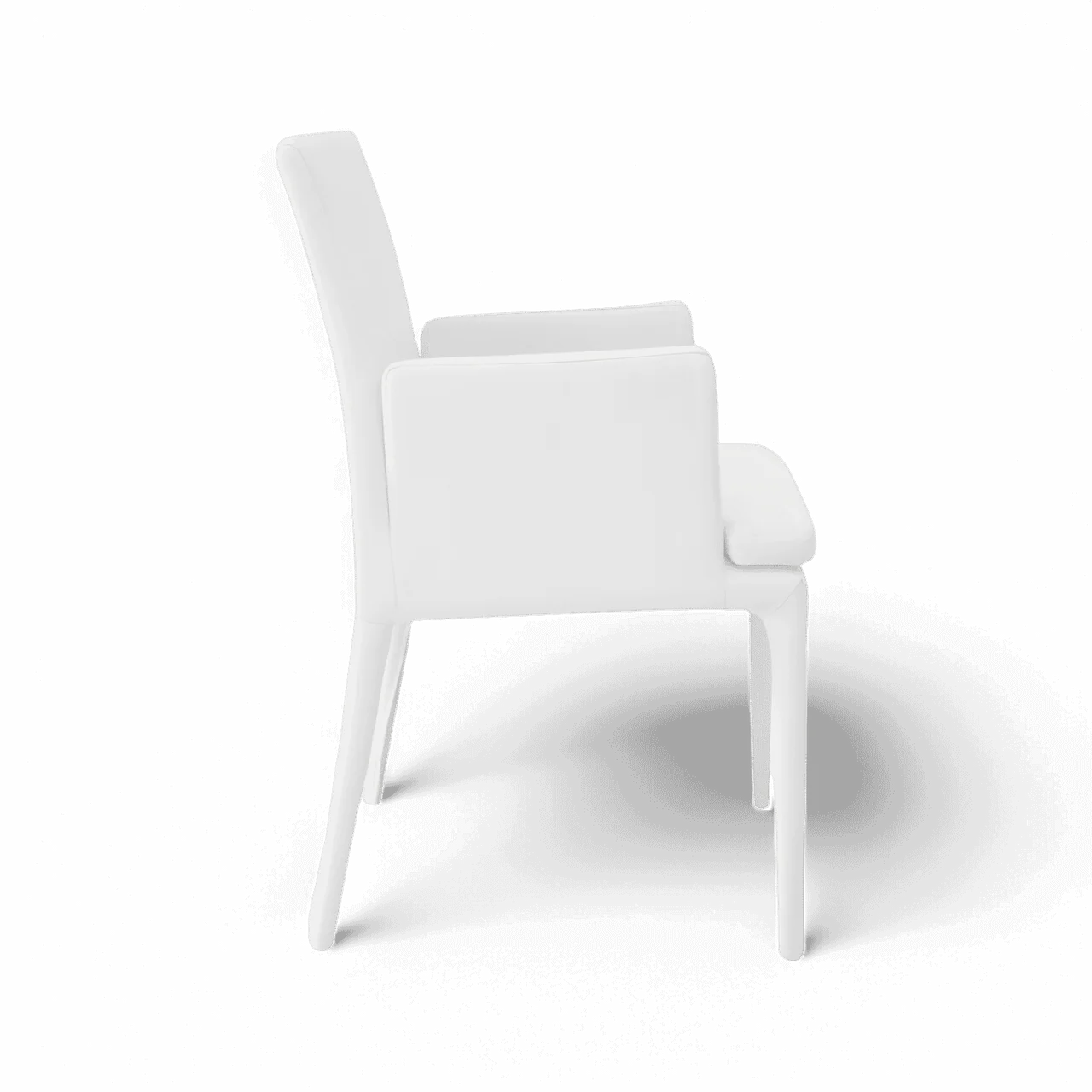 Camille Dining Chair White - Image 4