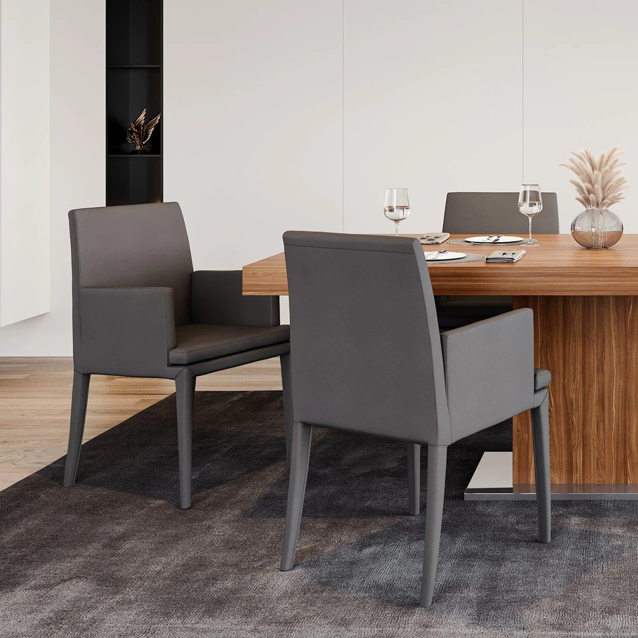 Camille Dining Chair Gray - Image 5
