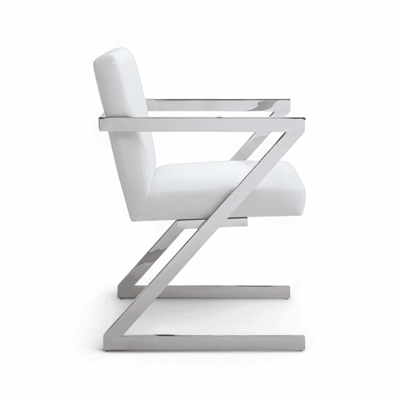 Denzel Dining Chair White - Image 4