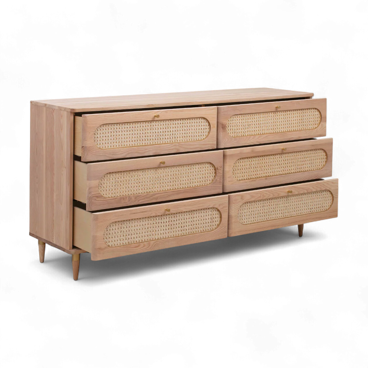 Frost Cane 6 Drawer Dresser - Image 6