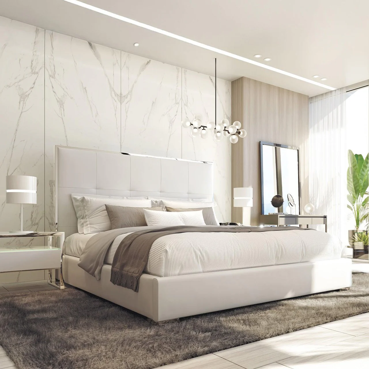 Giorgio Bed White - Image 5