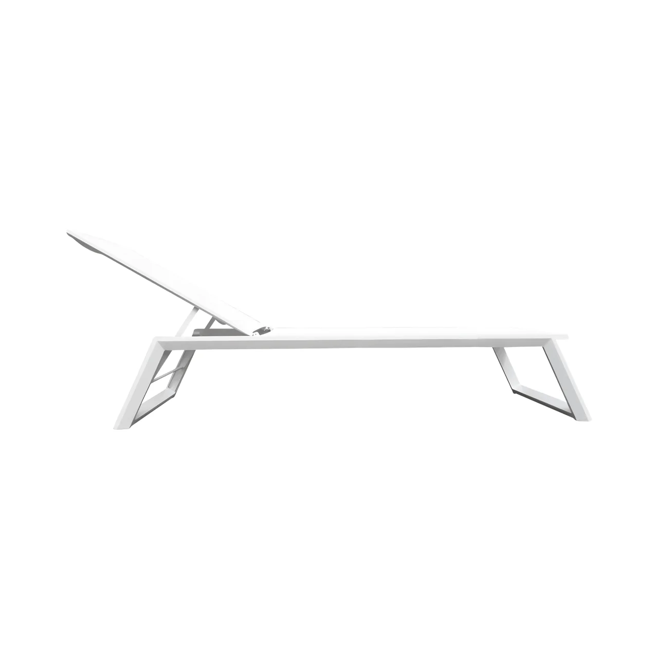Isa Outdoor Lounger White - Image 2
