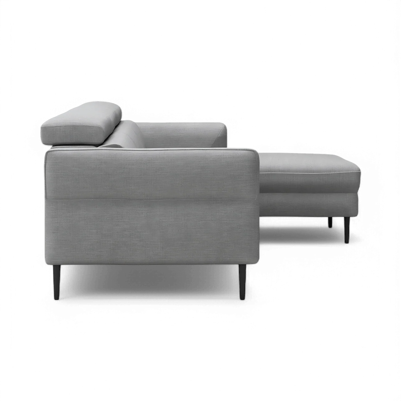 Luca Right Sectional Sofa Light Gray - Image 2