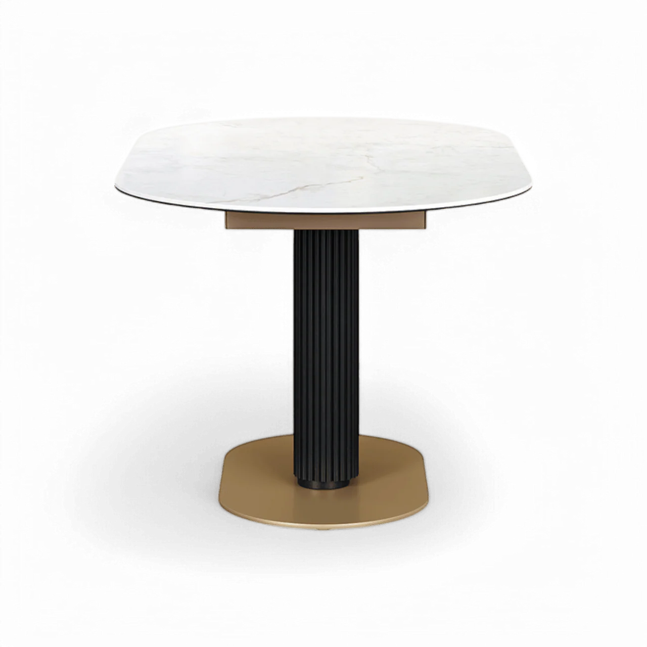 Luna Extendable Dining Table White - Image 4