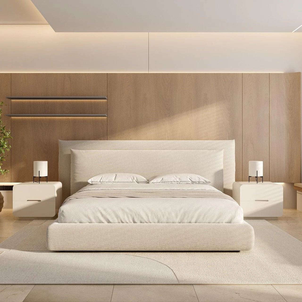 Maestro Bed Off White - Image 3