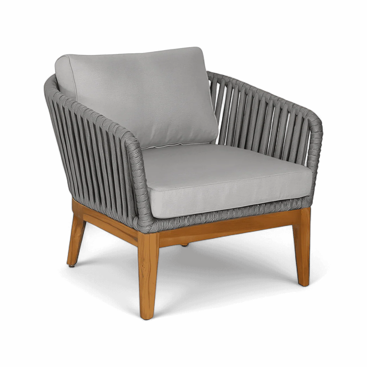 Maui Outdoor Armchair Light Gray - Image 5