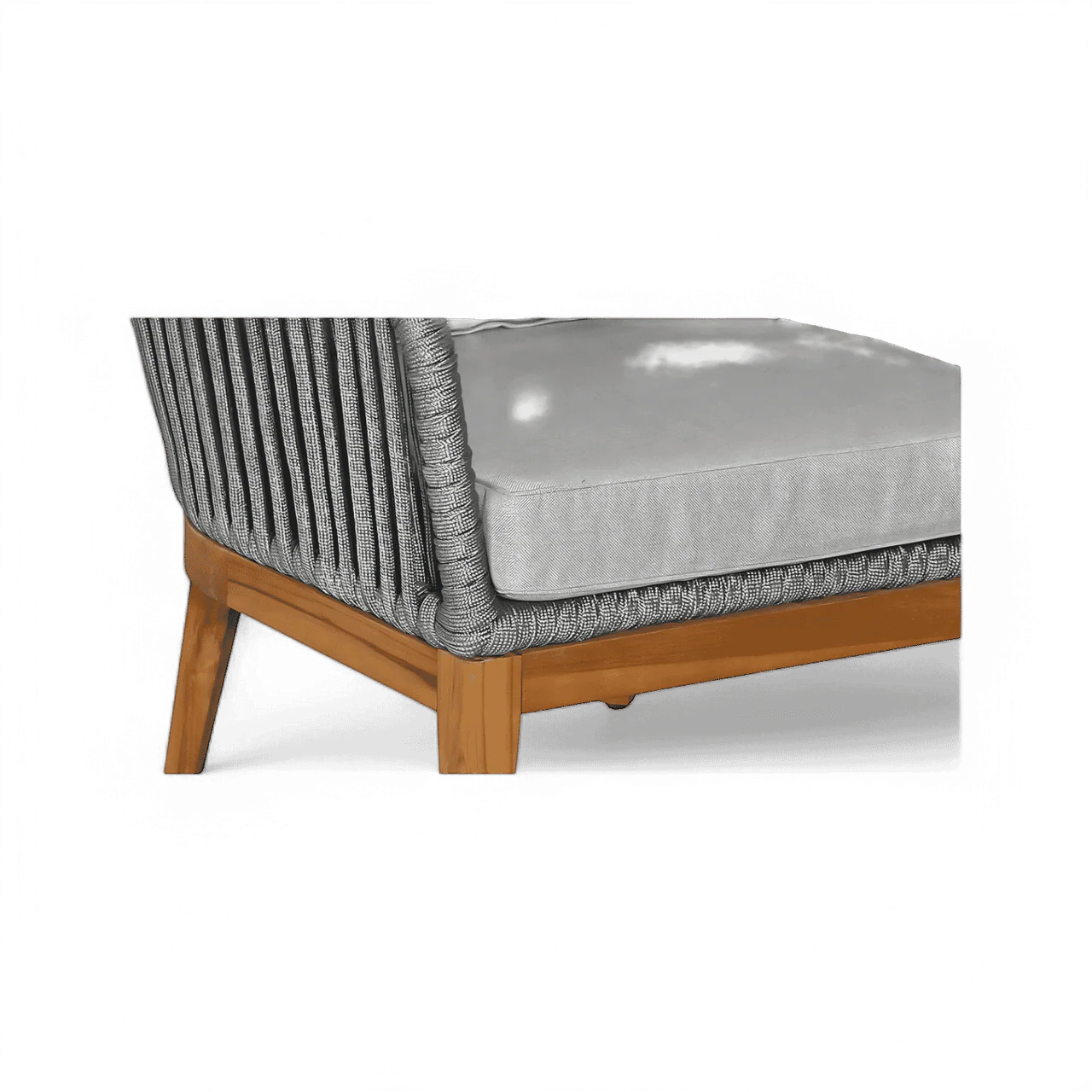Maui Outdoor Armchair Light Gray - Image 3