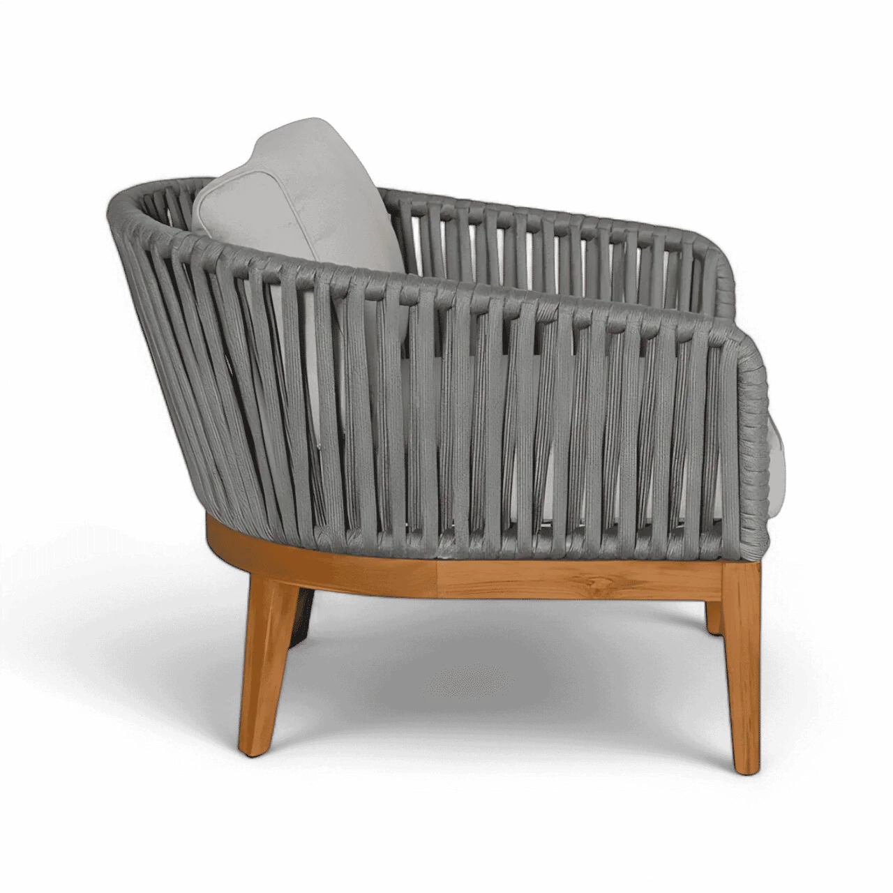 Maui Outdoor Armchair Light Gray - Image 6