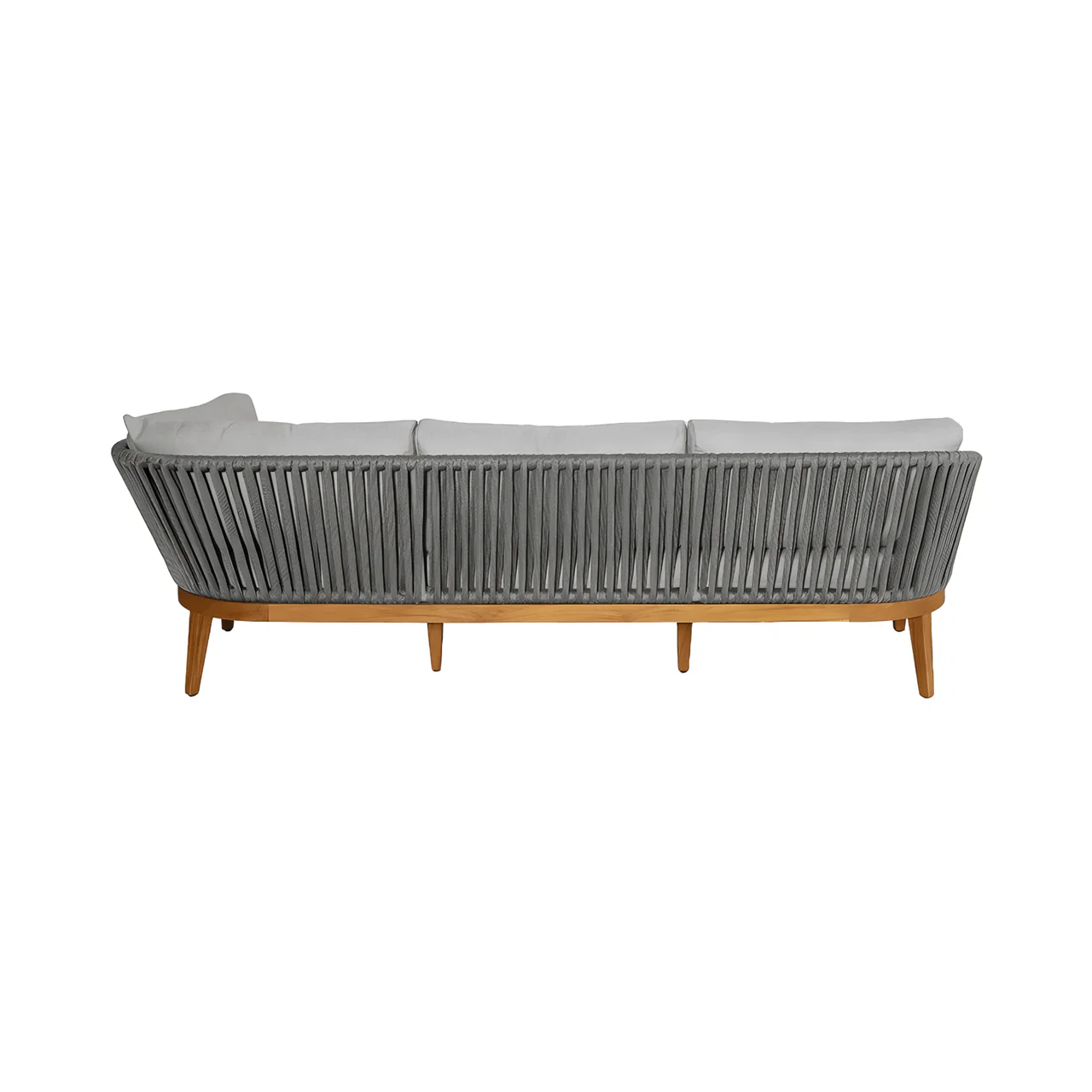 Maui Outdoor Sectional Sofa Light Gray - Image 3