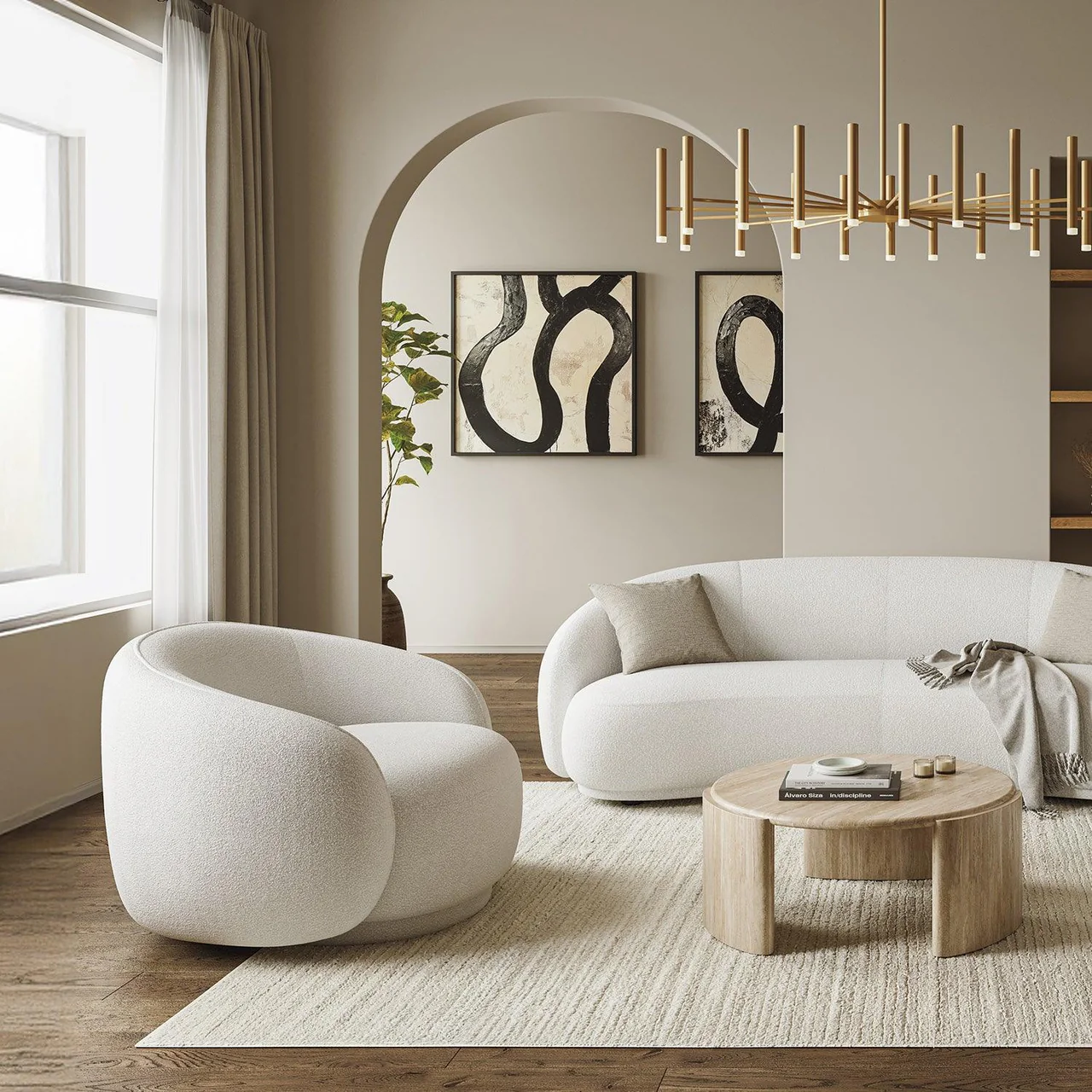 Nido Lounge Chair White| Modani x Kobi Karp Limited Edition - Image 5