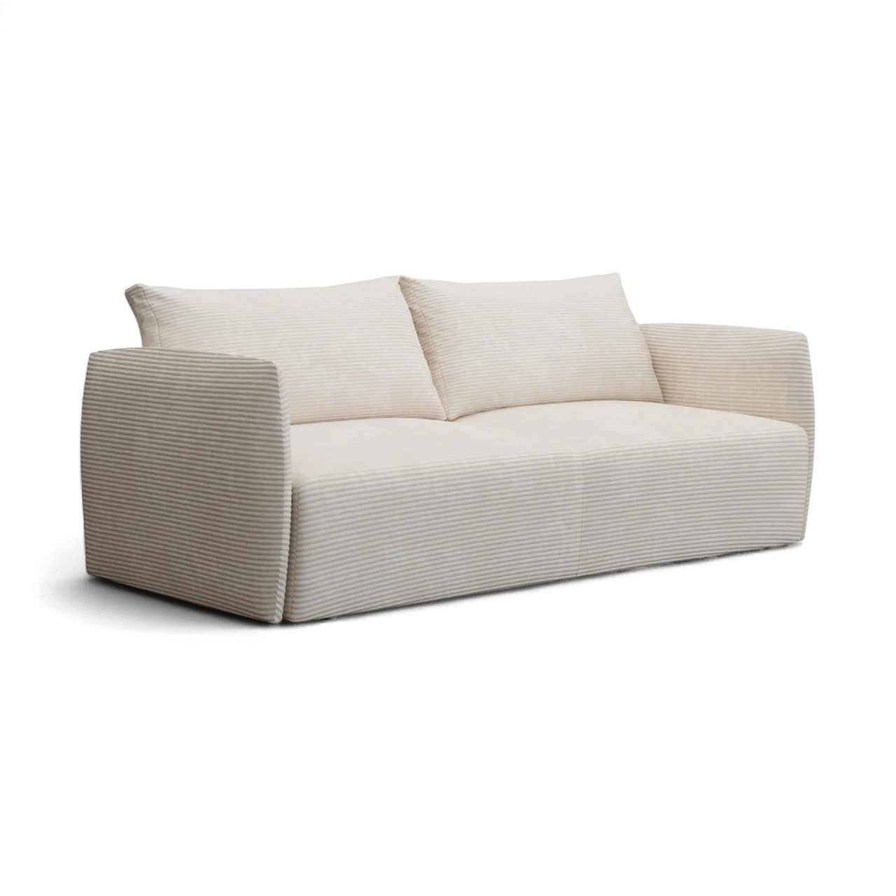 Nilo Sofa Bed Ivory Velvet - Image 3