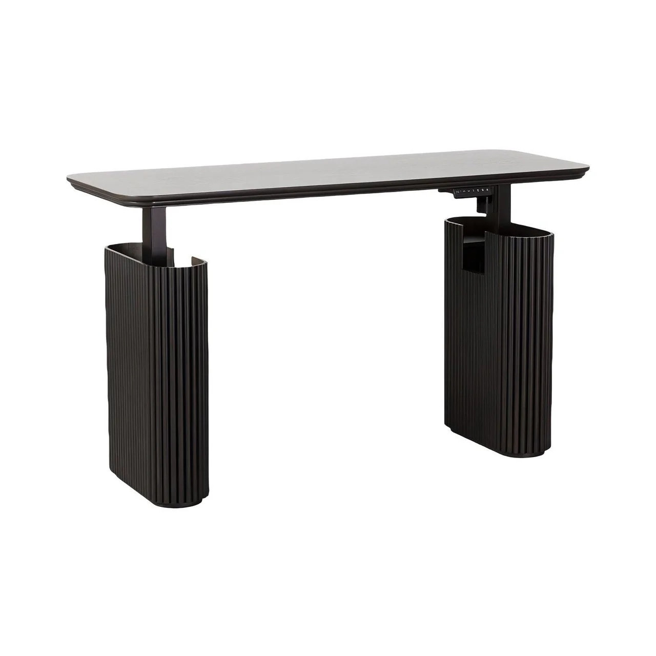 Oxford Desk Black Wood - Image 3