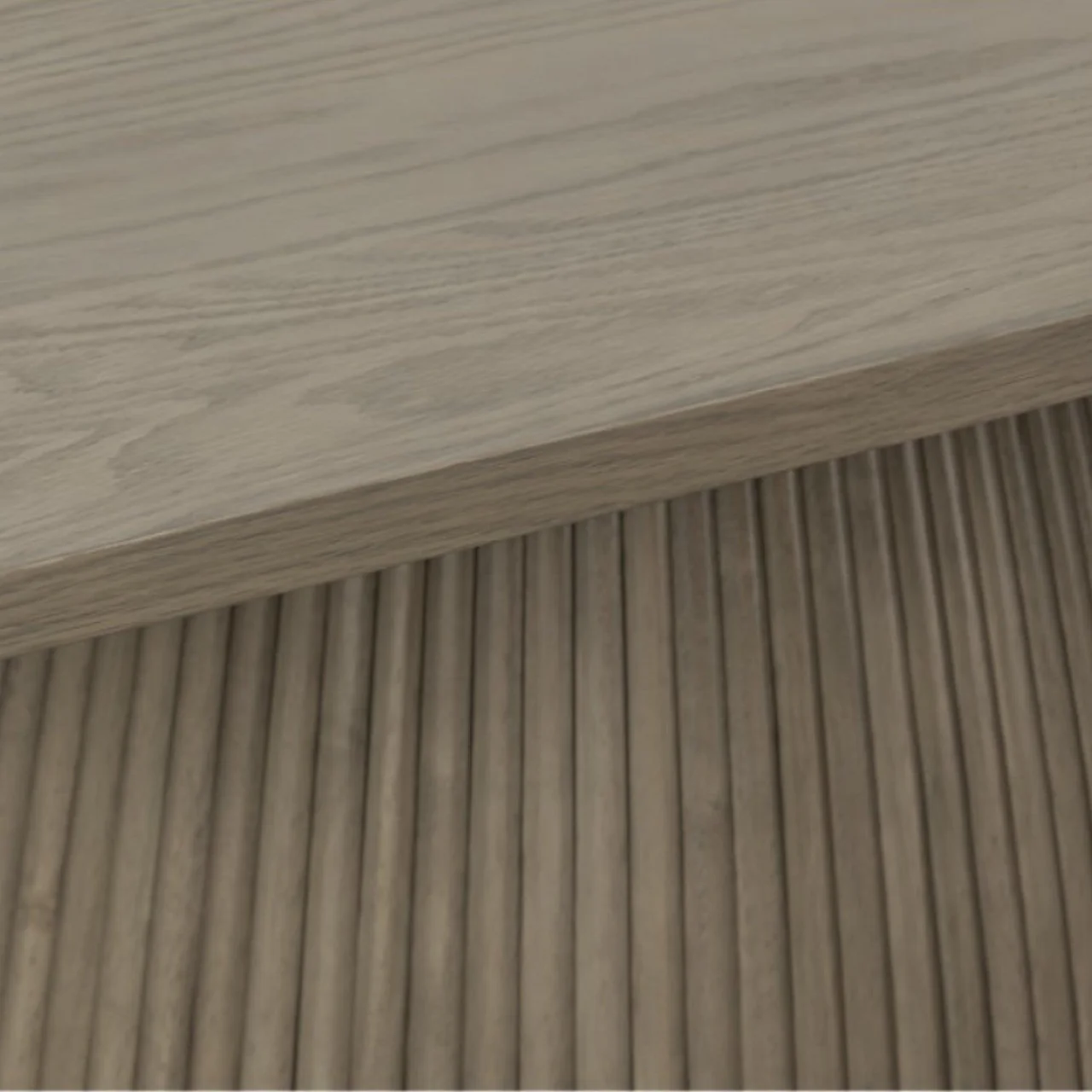 Oxford Rectangular Dining Table Greige Oak - Image 4