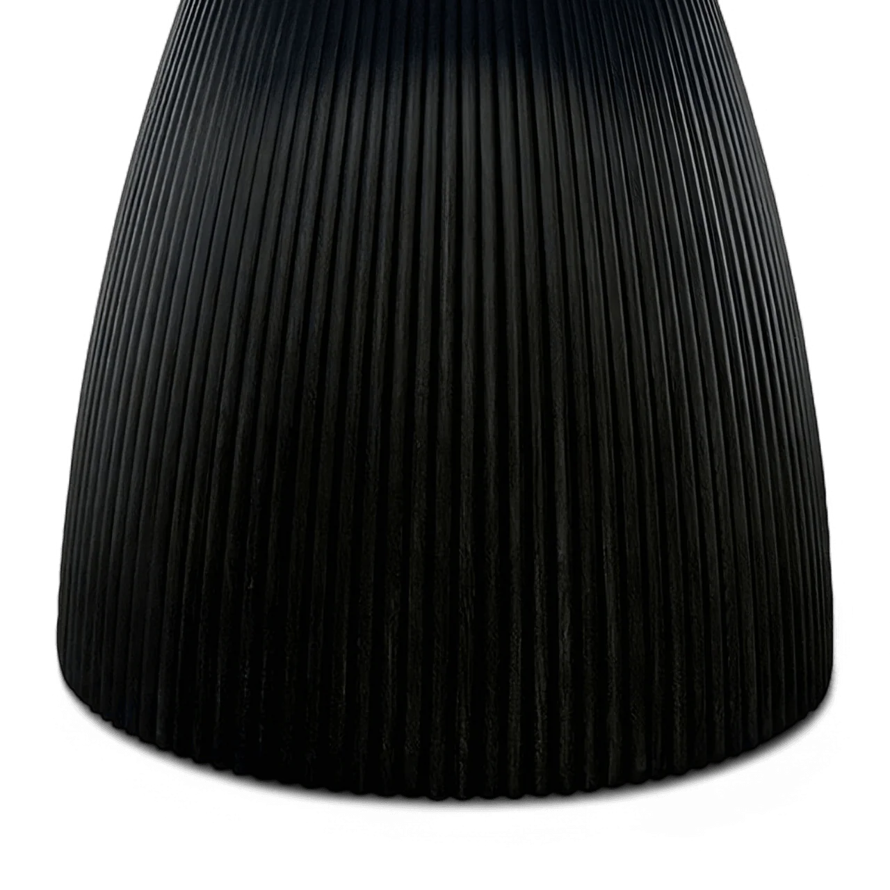 Oxford Round Dining Table Black Wood - Image 3
