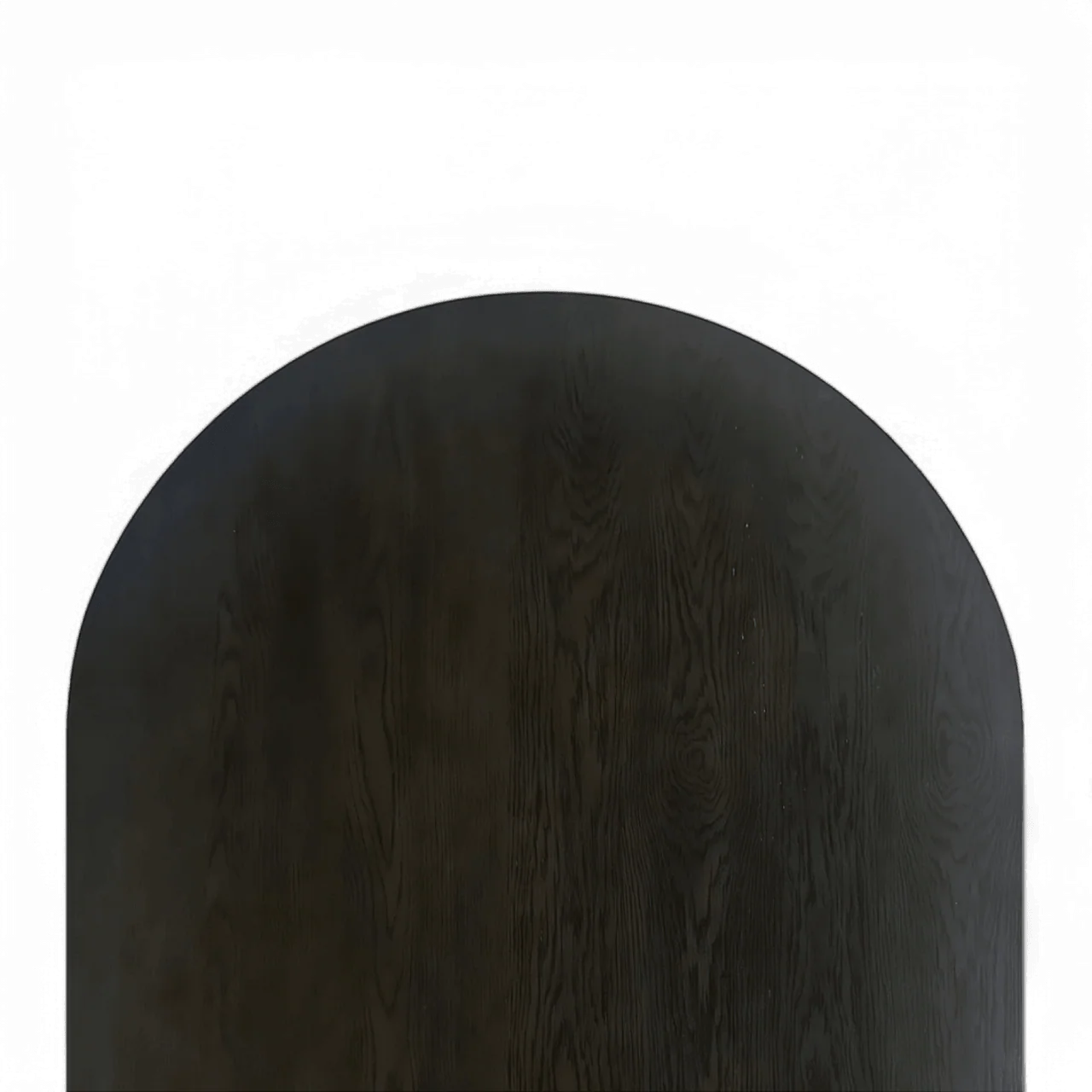 Oxford Rectangular Dining Table Black Wood - Image 5