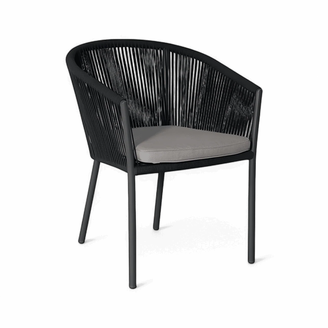 Pahani Outdoor Dining Chair Dark Gray - Image 5