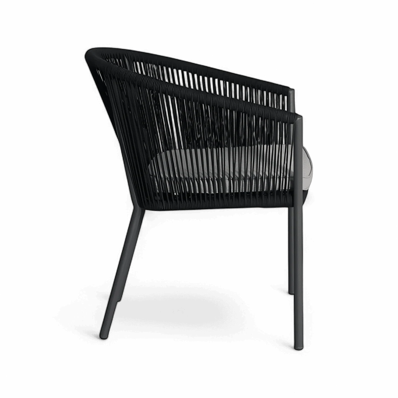 Pahani Outdoor Dining Chair Dark Gray - Image 3