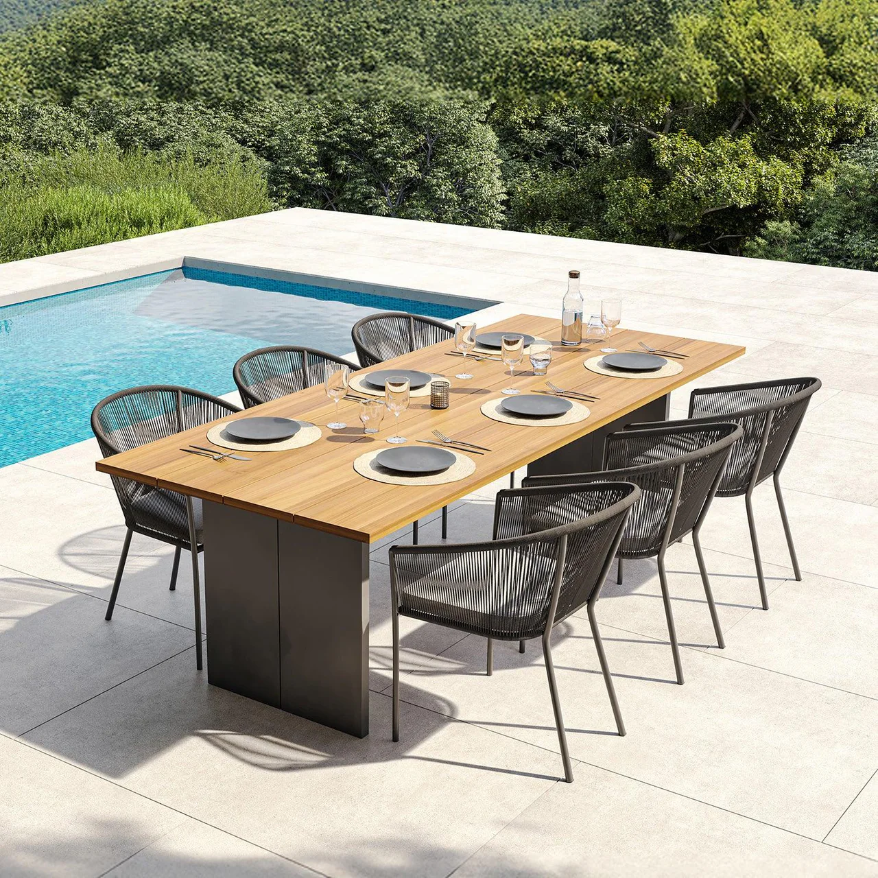 Pahani Outdoor Dining Table - Image 3