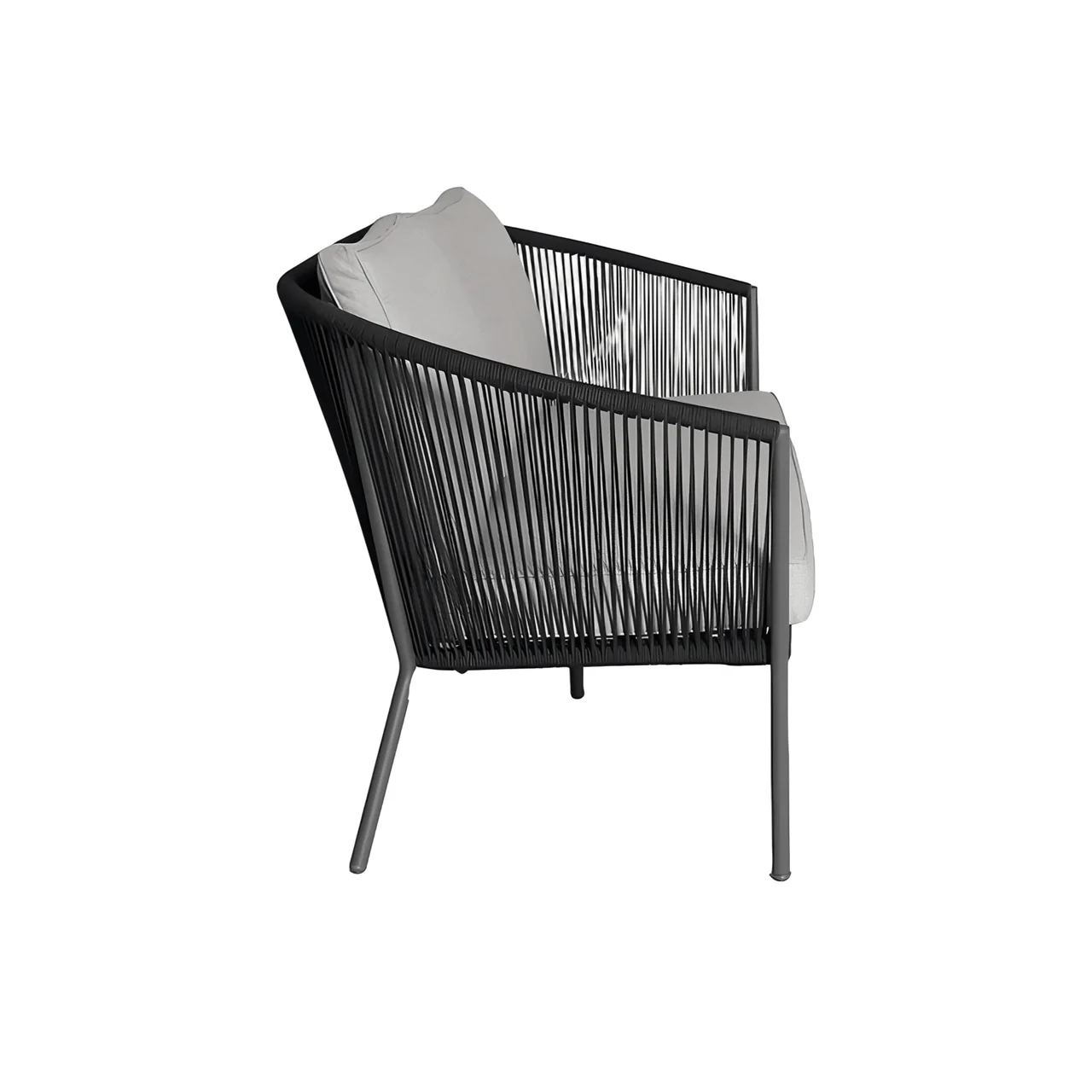 Paia Outdoor 2 Seater Sofa Dark Gray - Image 4
