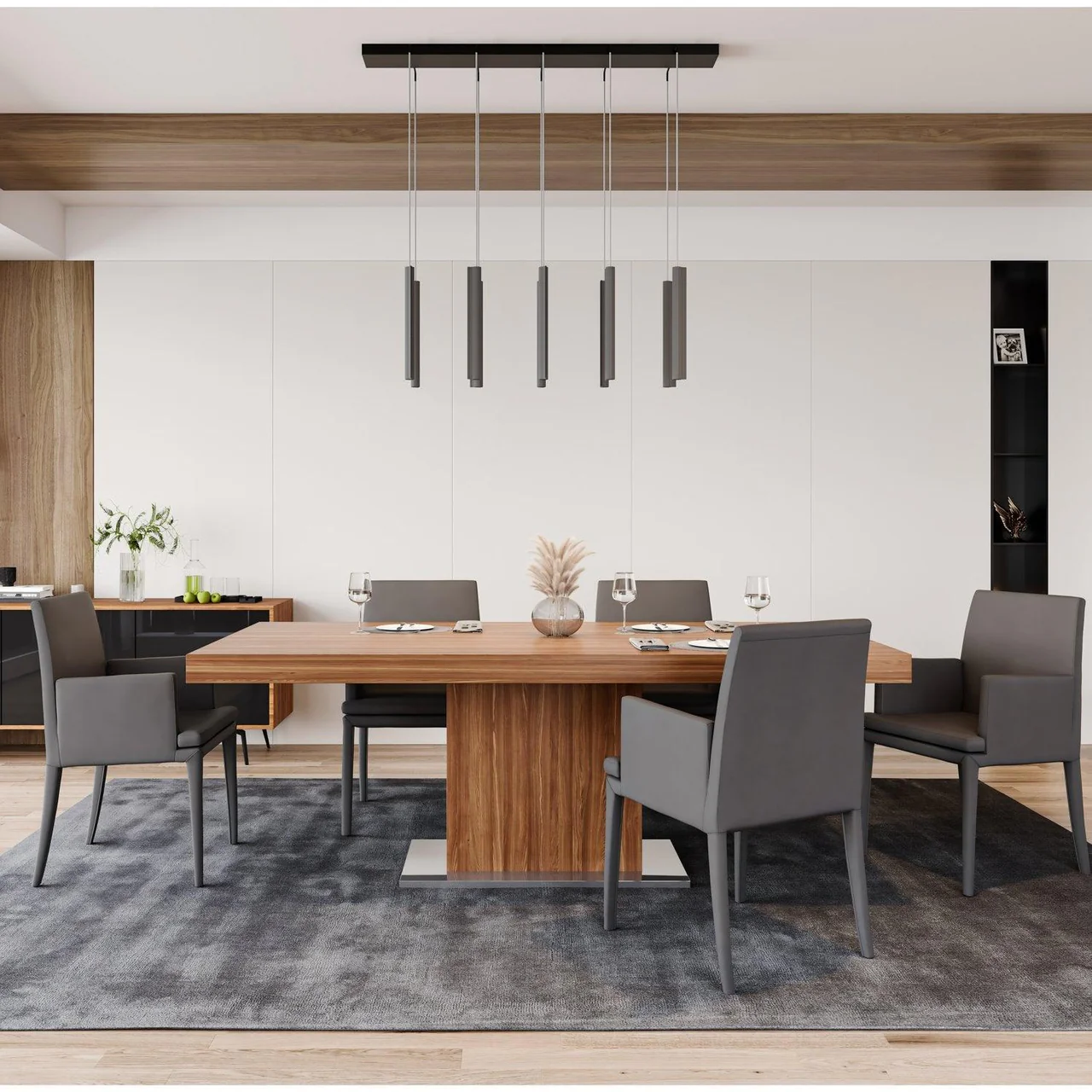 Salerno Dining Table Walnut - Image 4