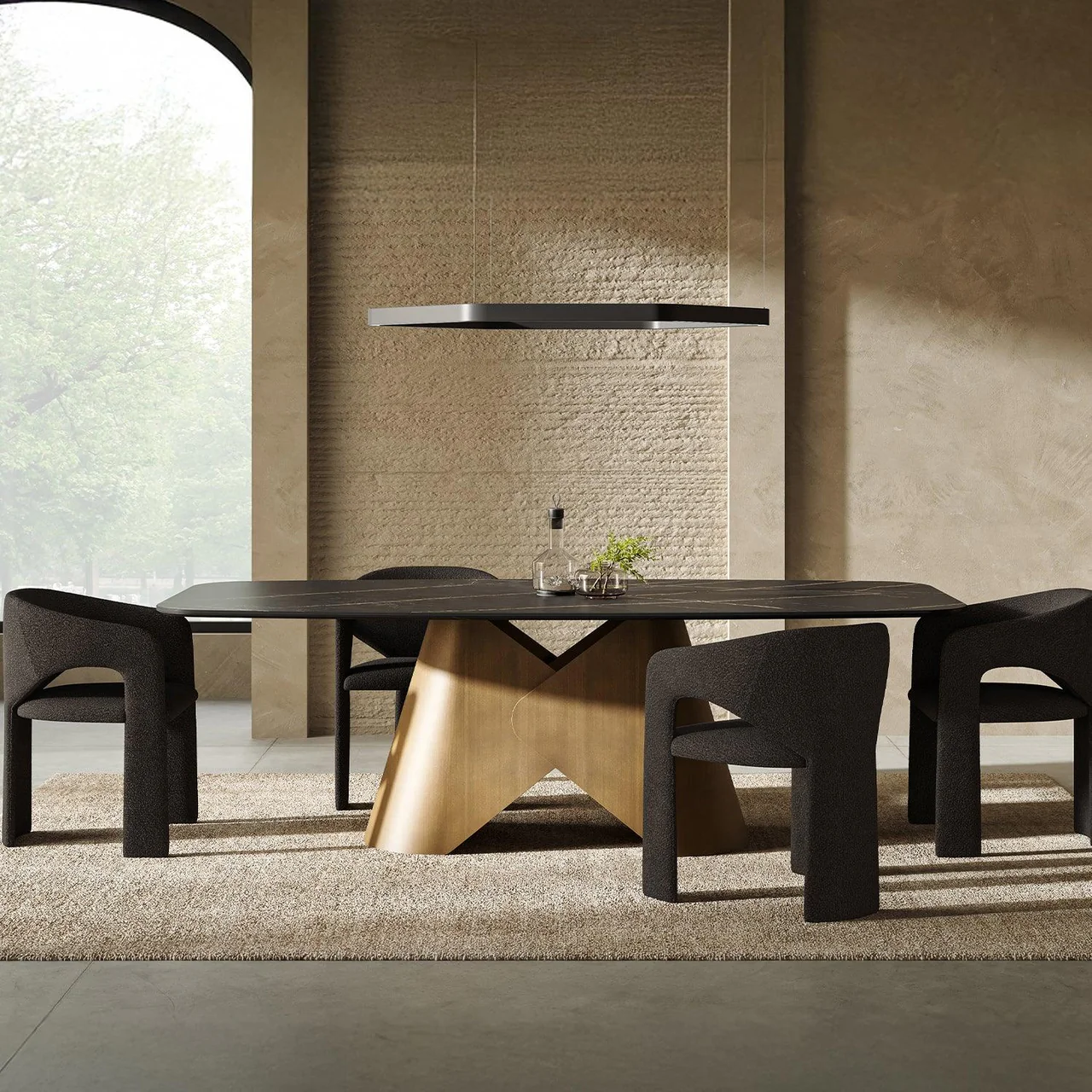 Siena Dining Table Black - Image 7
