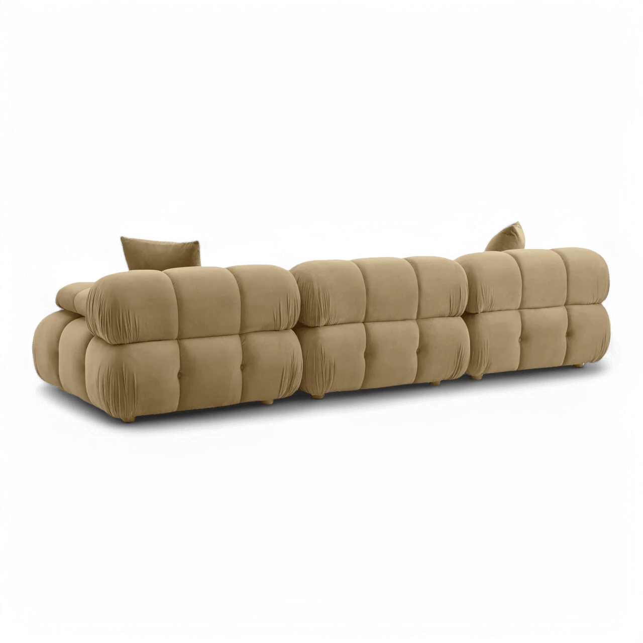 Solace Camel Velvet Modular Sofa - Image 3
