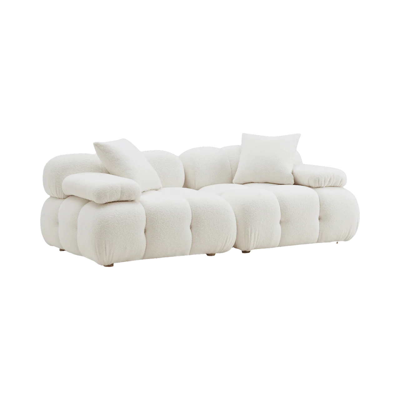 Solace Off White Modular Loveseat - Image 3