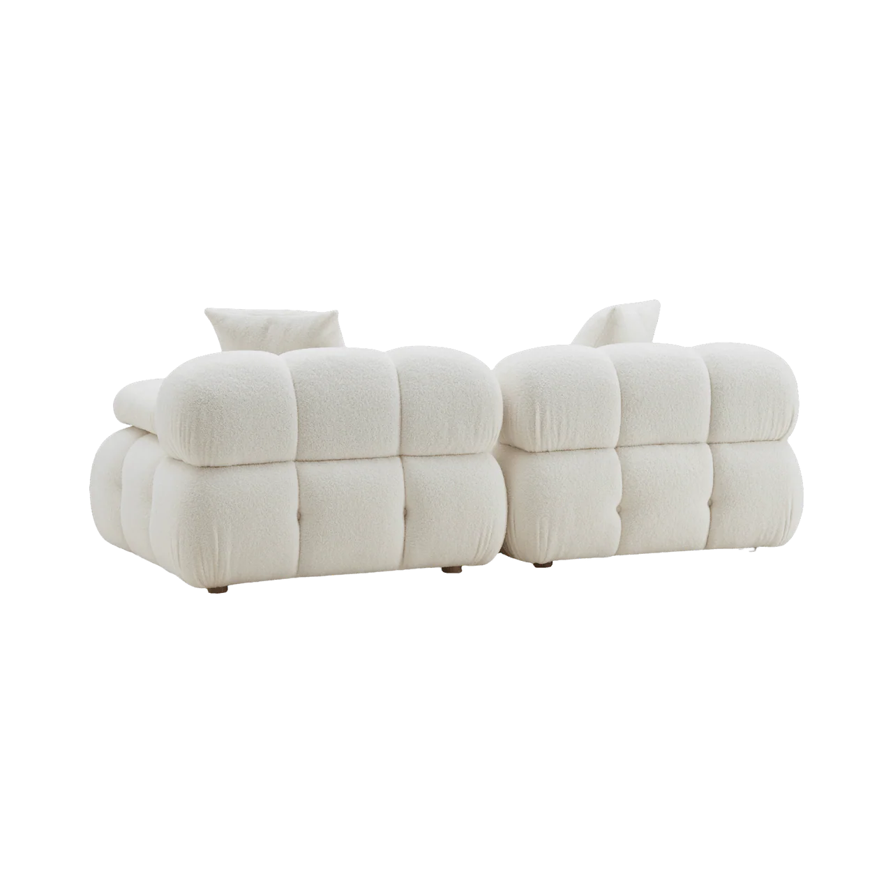 Solace Off White Modular Loveseat - Image 2