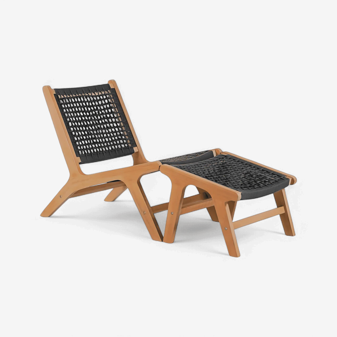 Tahiti Outdoor Lounge Chair Dark Gray - Image 4