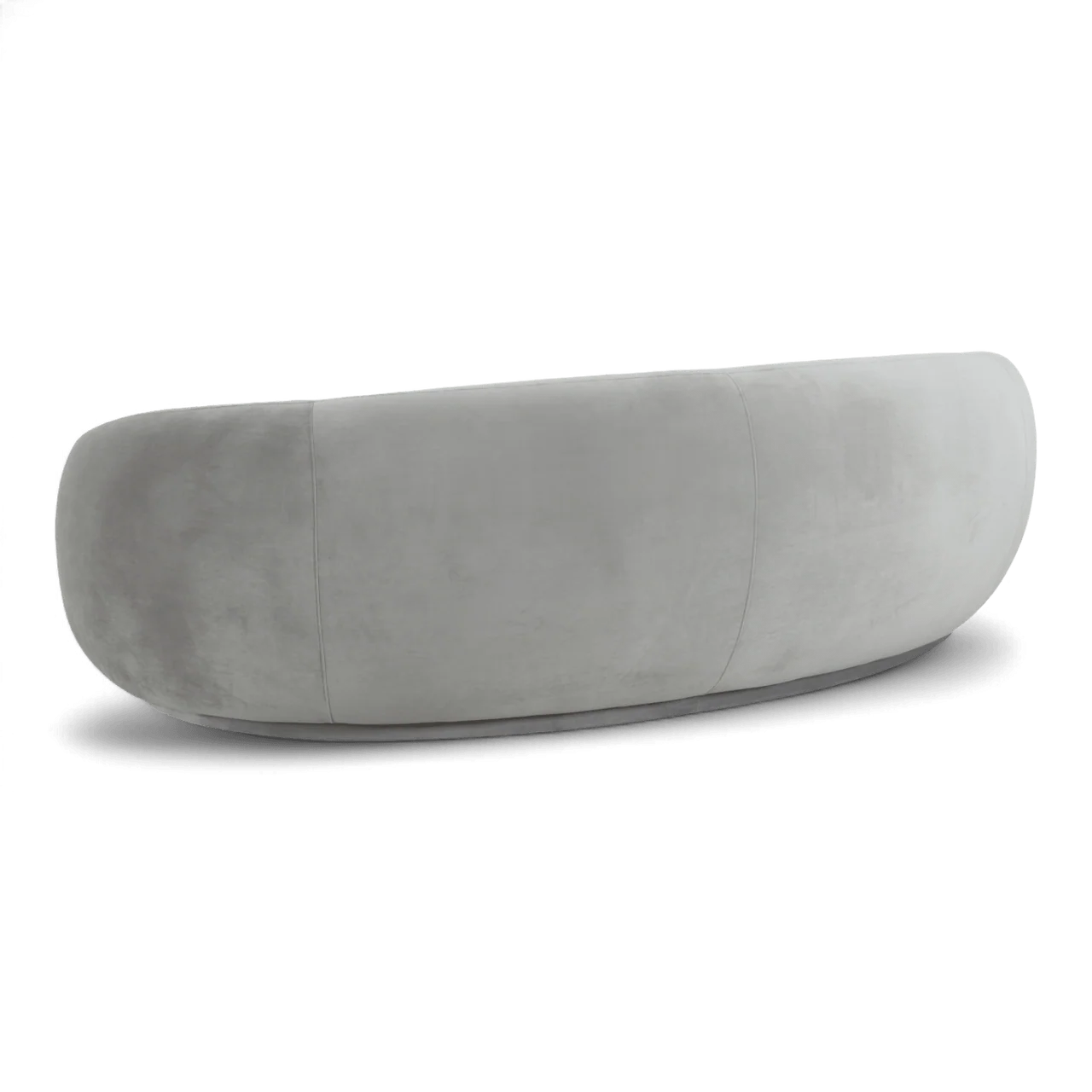Urbana Light Grey Velvet Sofa - Image 5