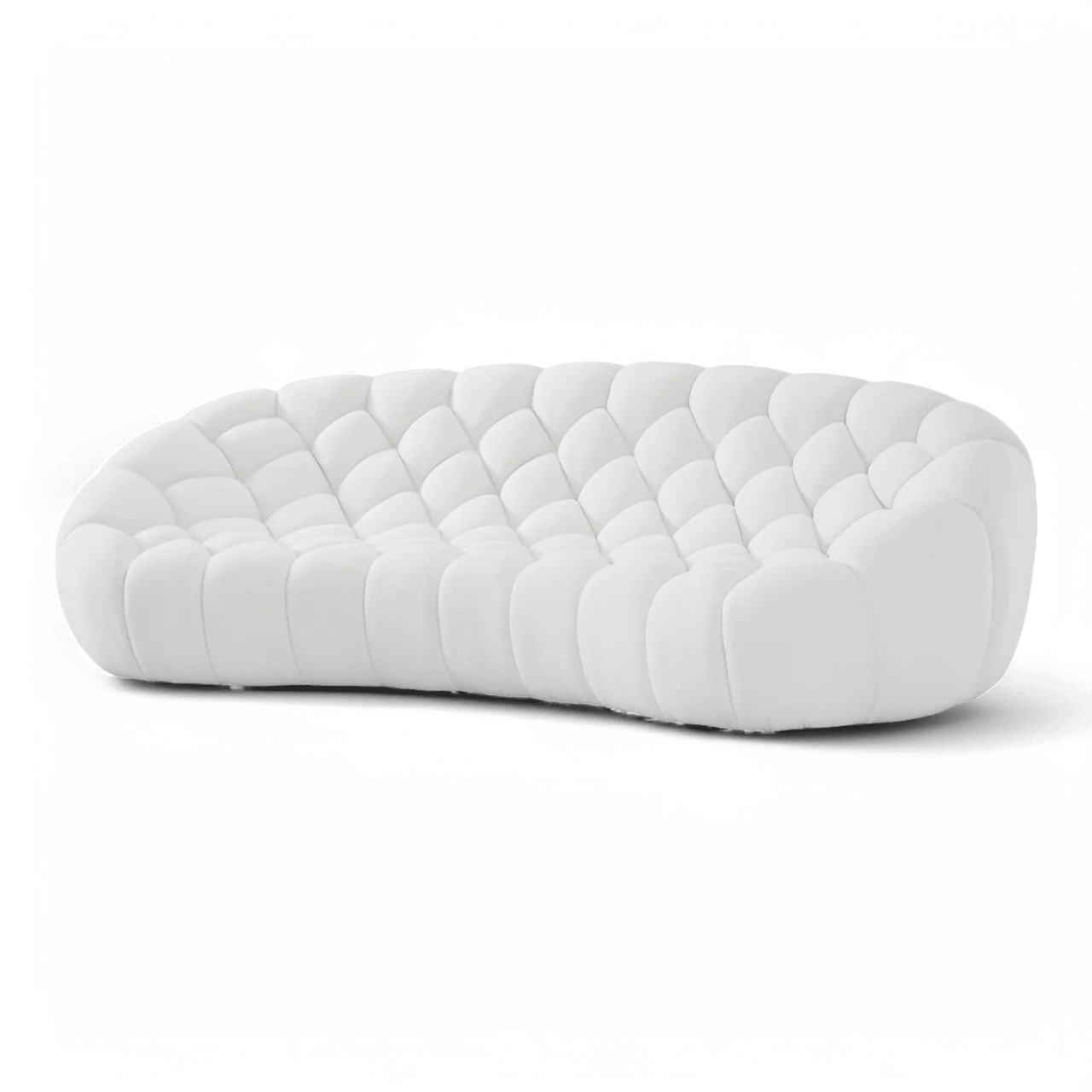 Warby 3 Seater Sofa White - Image 6
