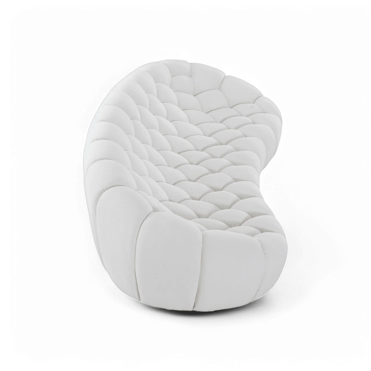 Warby 3 Seater Sofa White - Image 4