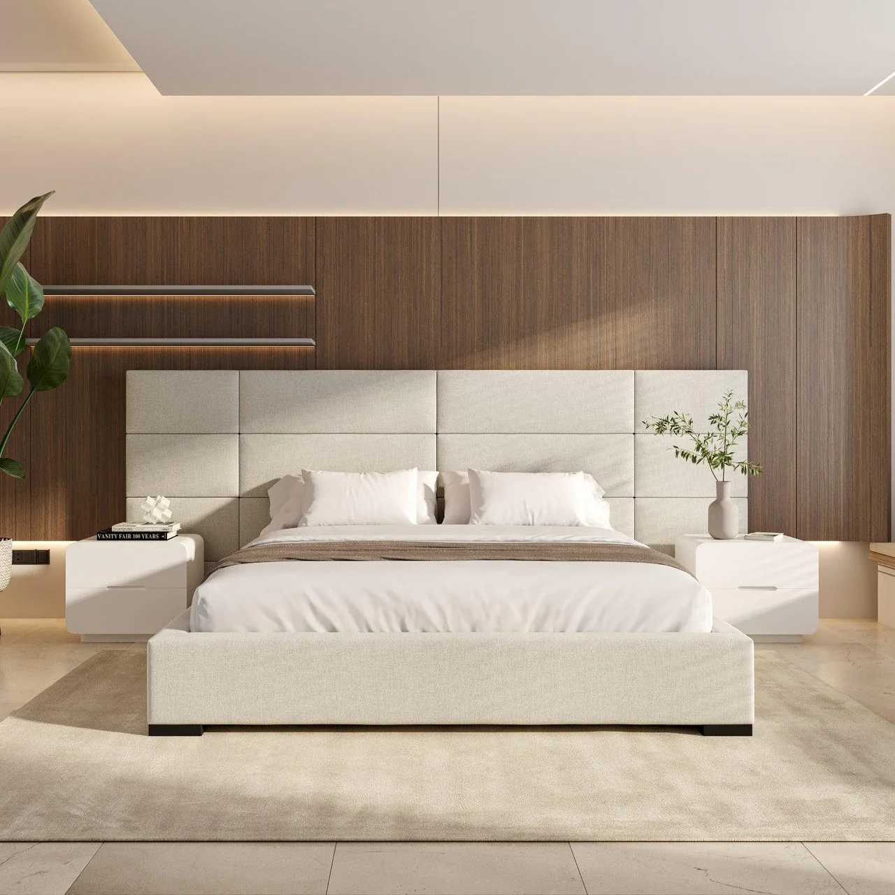 William Bed Cream - Image 2